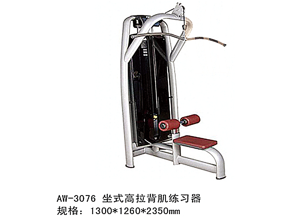 坐式高拉背肌练习器